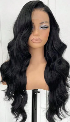 Body Wave Lace Front Wig - Human Hair Blend