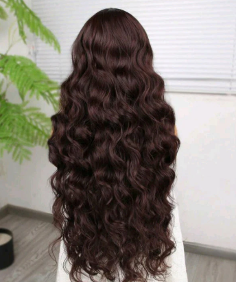 Loose Curl Lace Front Wig - Human Hair Blend