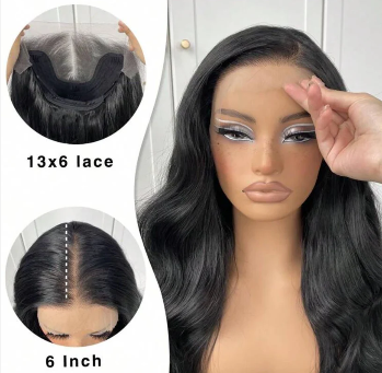 Body Wave Lace Front Wig - Human Hair Blend